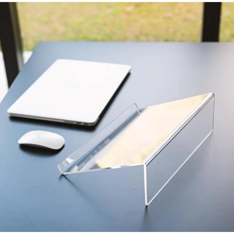 Ergonomic Acrylic Laptop Stand for Desk - Adjustable Height, Anti-Slip Design, Portable & Sturdy for Better Posture & Cooling
Ergonomic Acrylic Laptop Stand for Desk - Adjustable Height, Anti-Slip Design, Portable & Sturdy for Better Posture & Cooling