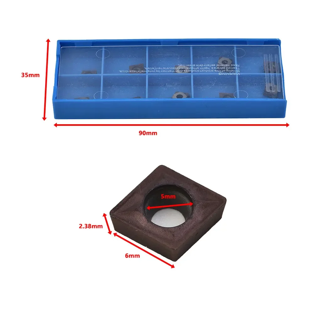 CCMT060204 Carbide Inserts 10PCS Industrial Accessories Manufacturing Metal Lathe Cutting Supplies Turning Tool Practical
CCMT060204 Carbide Inserts 10PCS Industrial Accessories Manufacturing Metal Lathe Cutting Supplies Turning Tool Practical