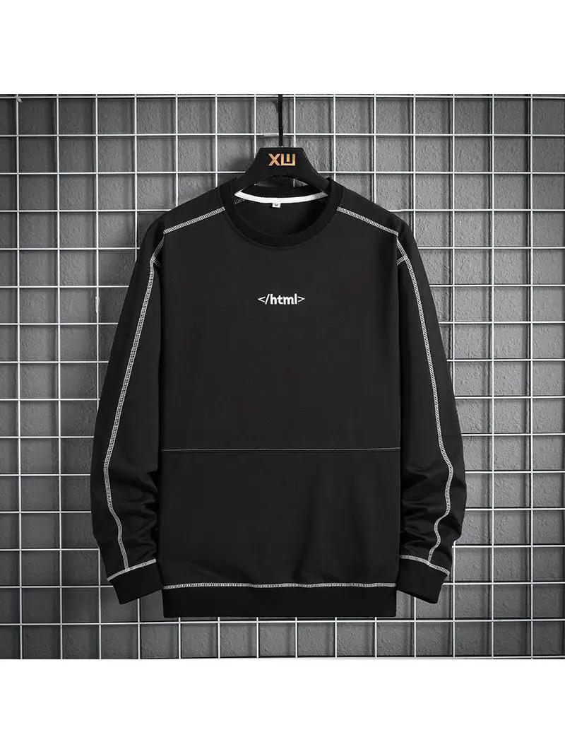 Tiktok Men's Hoodie Inner Wear Sweatshirt Youth Embroidered round Neck Jacket Trendy Comfortable Fit Sport Scene Color
Tiktok Men's Hoodie Inner Wear Sweatshirt Youth Embroidered round Neck Jacket Trendy Comfortable Fit Sport Scene Color