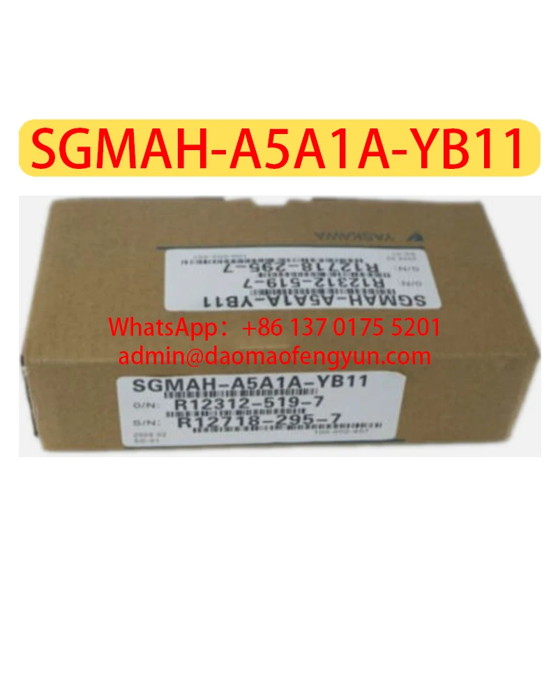 SGMAH-A5A1A-YB11 Совершенно новый серводвигатель SGMAH A5A1A YB11, быстрая доставка
SGMAH-A5A1A-YB11 Совершенно новый серводвигатель SGMAH A5A1A YB11, быстрая доставка