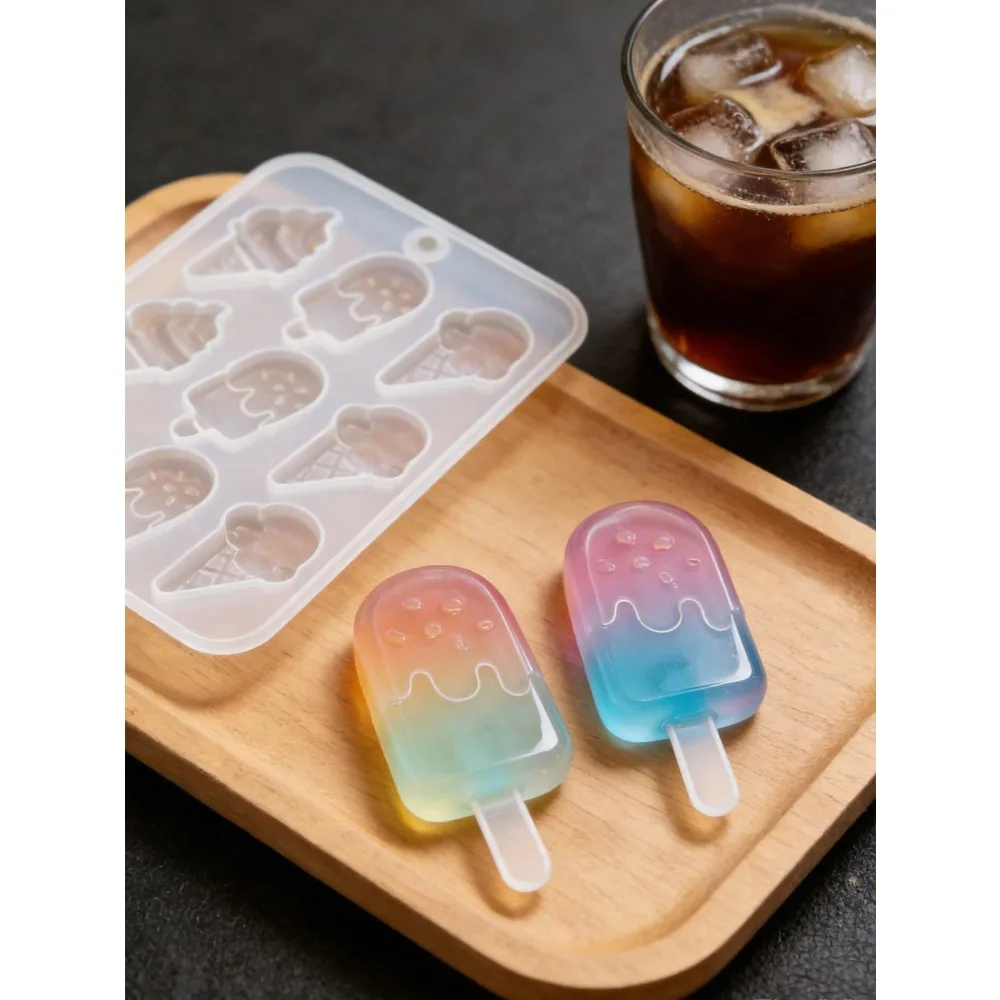 9-Cavity 3D Mini Ice Cream Mold Tray, Silicone Crystal Epoxy Resin Mold For DIY Baking Decoration, Suitable For Chocolate, Gummy, Jelly, Syrup, Clay, Mother's Day Gift, Baking Supplies
9-Cavity 3D Mini Ice Cream Mold Tray, Silicone Crystal Epoxy Resin Mold For DIY Baking Decoration, Suitable For Chocolate, Gummy, Jelly, Syrup, Clay, Mother's Day Gift, Baking Supplies