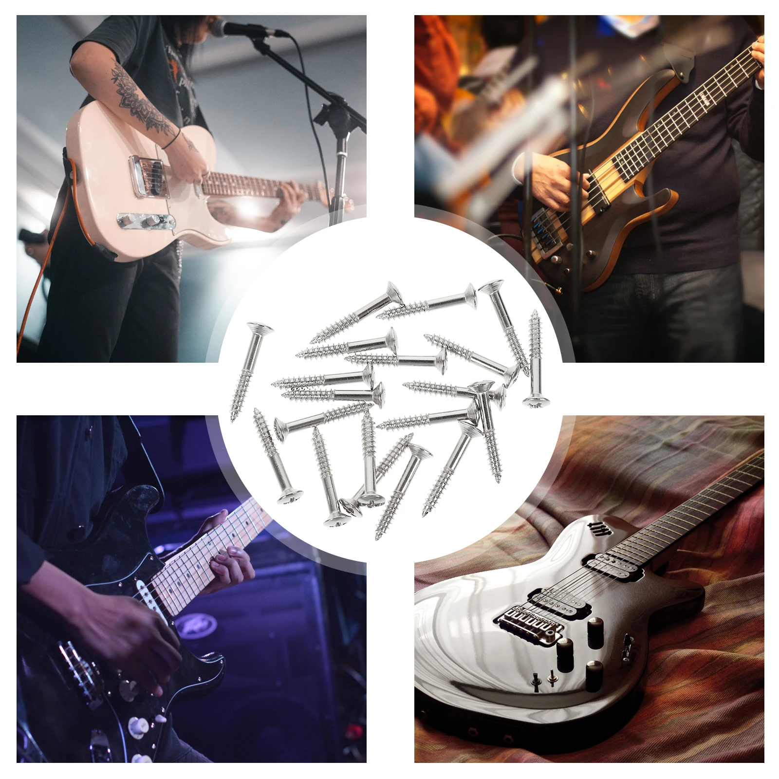 40pcs Guitar Pickup Screws Mounting Electric Parts Repair Tools Metal Hardware Durable Practical Long Use Easy Compact Storage
40pcs Guitar Pickup Screws Mounting Electric Parts Repair Tools Metal Hardware Durable Practical Long Use Easy Compact Storage