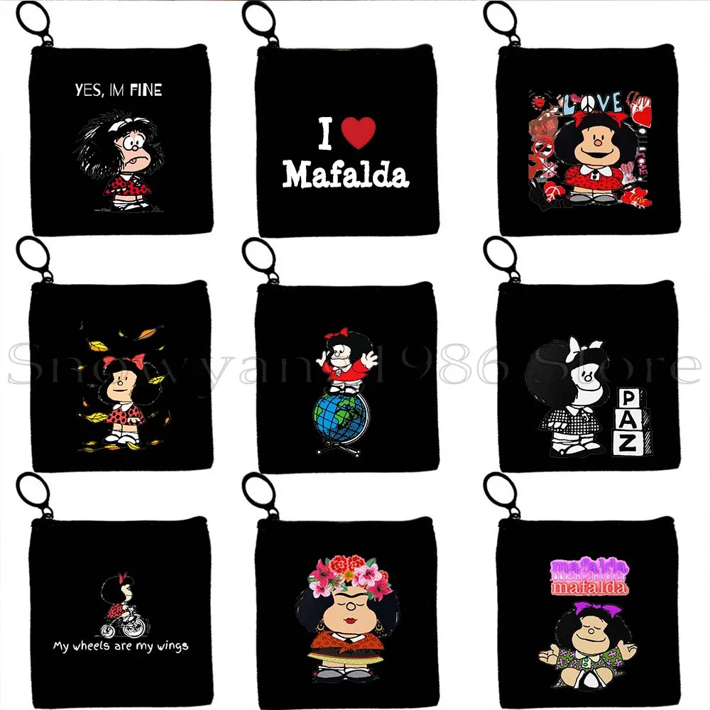Kawaii Cute Mafalda Quino Gifts Canvas Coin Purse Small Bag Key Lipstick Storage Card Bag Cartoon Coin Bag Wallet Zipper Pouch
Kawaii Cute Mafalda Quino Gifts Canvas Coin Purse Small Bag Key Lipstick Storage Card Bag Cartoon Coin Bag Wallet Zipper Pouch