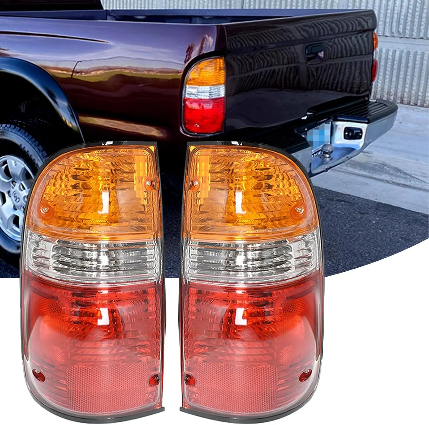 Tacoma Tail Light for 2001-2004 Toyota Tacoma, Right & Left Side Brake Lights Rear Lamps
Tacoma Tail Light for 2001-2004 Toyota Tacoma, Right & Left Side Brake Lights Rear Lamps