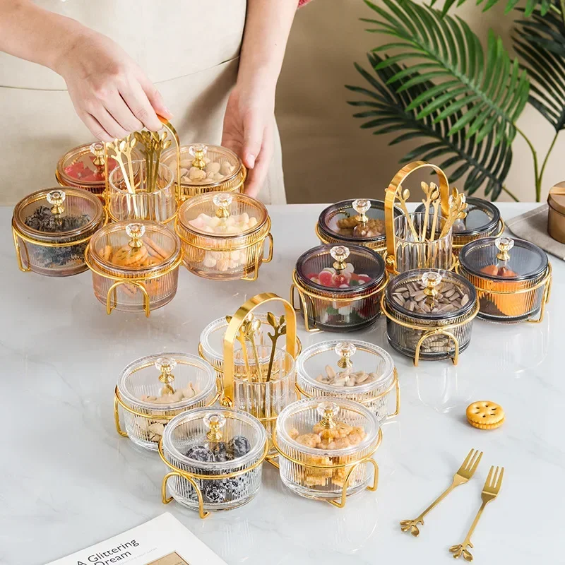 Glass Dried Fruit Dish Nordic Light Luxury Snack Plate Round Transparent Snack Grid Fruit Plate with Plastic Lid Fruit Plate
Glass Dried Fruit Dish Nordic Light Luxury Snack Plate Round Transparent Snack Grid Fruit Plate with Plastic Lid Fruit Plate
