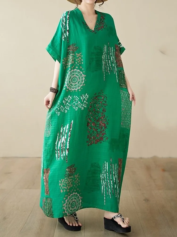short sleeve oversized cotton vintage floral new in dresses for women casual loose maxi long summer dress elegant clothing 2026
short sleeve oversized cotton vintage floral new in dresses for women casual loose maxi long summer dress elegant clothing 2026