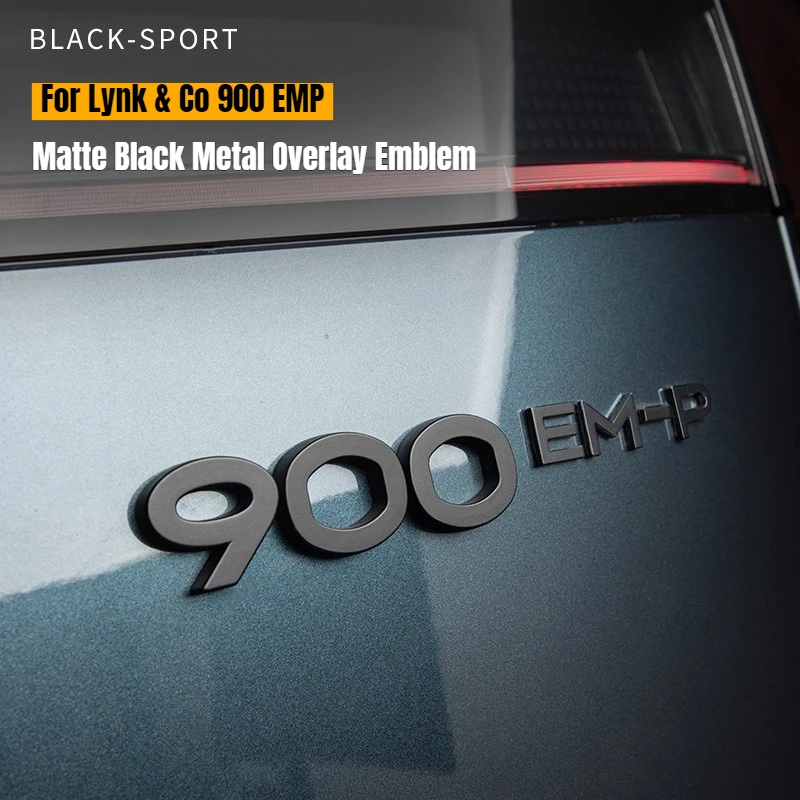 For Lynk & Co 900 EMP 3D Matte Black Metal Emblem Overlay Badge Rear Trunk Sticker EV Electric Vehicle Car Decor Accessories
For Lynk & Co 900 EMP 3D Matte Black Metal Emblem Overlay Badge Rear Trunk Sticker EV Electric Vehicle Car Decor Accessories
