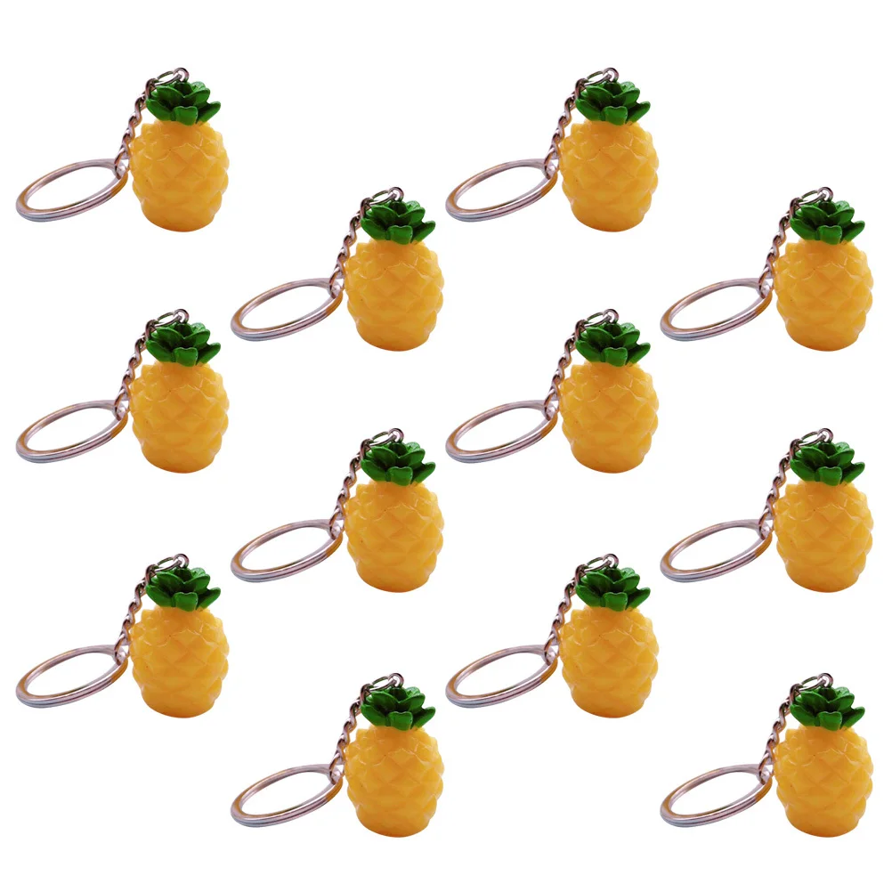 12Pcs Resin Fruit Keychain Pineapple Pendant Ornament Creative Gift for Bag Backpack Car Key Party Favor Keychain
12Pcs Resin Fruit Keychain Pineapple Pendant Ornament Creative Gift for Bag Backpack Car Key Party Favor Keychain
