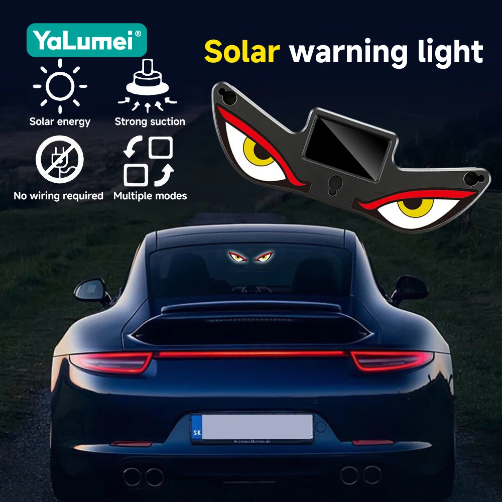 Car-mounted LED Wireless Solar Devil's Eye Triangular Window Mount Little Monster Expression Lamp Ambient Light Free of Wiring
Car-mounted LED Wireless Solar Devil's Eye Triangular Window Mount Little Monster Expression Lamp Ambient Light Free of Wiring