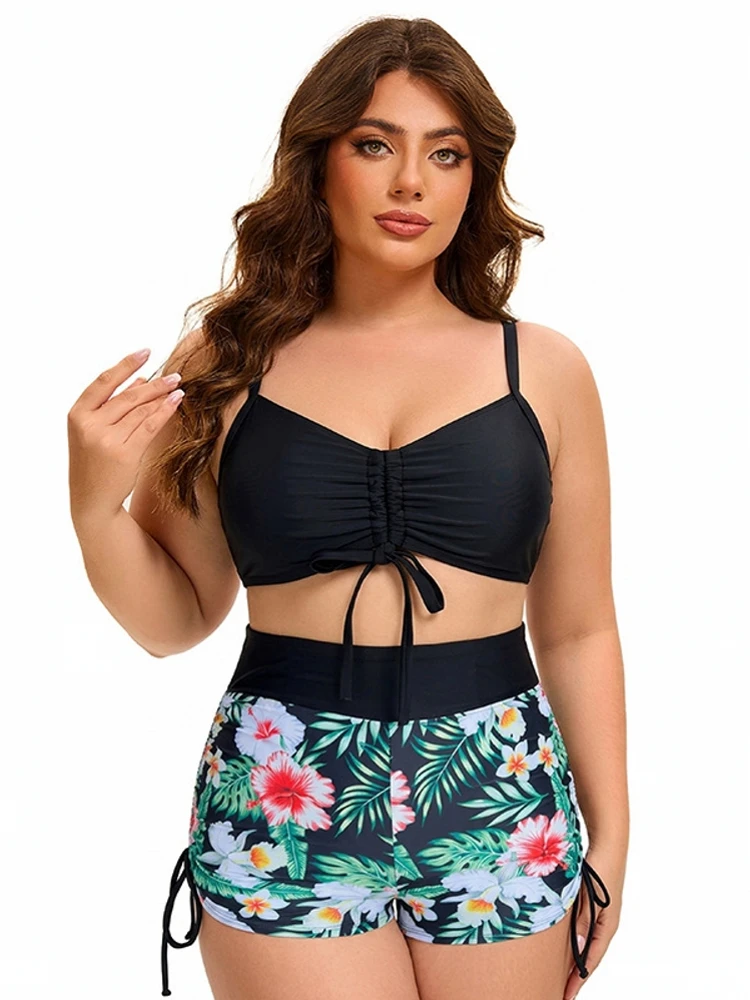 XL-5XL Plus Size High Waist Bikini Women's Push Up Big Large Size Swimsuit 2026 Summer Mujer Tummy Control Swimwear Bikini Sets
XL-5XL Plus Size High Waist Bikini Women's Push Up Big Large Size Swimsuit 2026 Summer Mujer Tummy Control Swimwear Bikini Sets