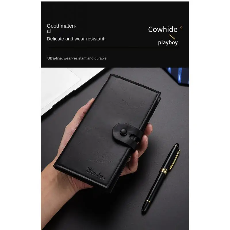 2026 Luxury Genuine Leather Men Long Wallet Hasp Zipper Design Large Capacity Male Clutch Bag Business Daily Porte Feuille Homme
2026 Luxury Genuine Leather Men Long Wallet Hasp Zipper Design Large Capacity Male Clutch Bag Business Daily Porte Feuille Homme