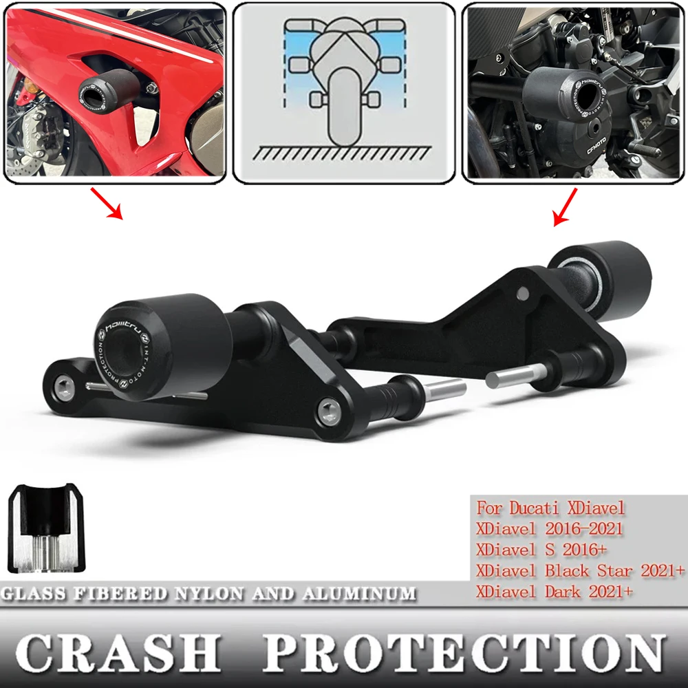 For Ducati XDiavel 1260 S / Dark / Black Star Lamborghini Frame 2016-2021+ Motorcycle Accessories Crash Protection Bobbins
For Ducati XDiavel 1260 S / Dark / Black Star Lamborghini Frame 2016-2021+ Motorcycle Accessories Crash Protection Bobbins