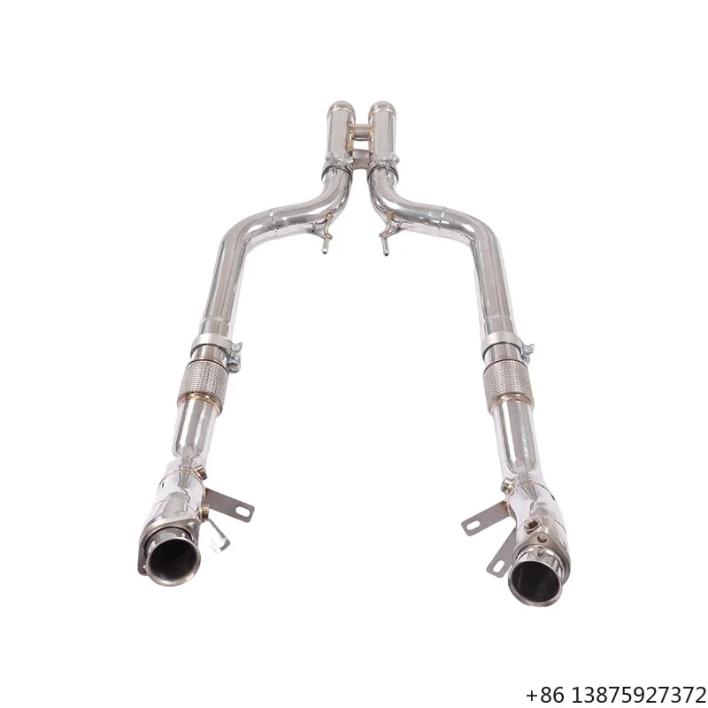 Auto Racing High Flow Downpipe for S63 W222 5.5T 2018-2022 Active Sound Performance Catalyst Downpipe
Auto Racing High Flow Downpipe for S63 W222 5.5T 2018-2022 Active Sound Performance Catalyst Downpipe