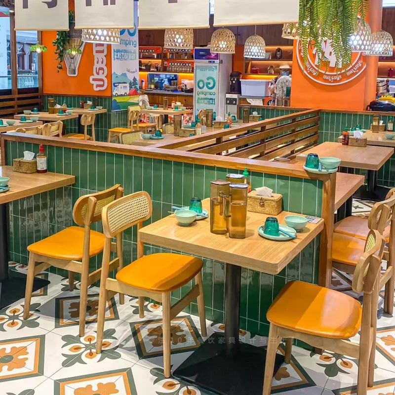 South East Asia Theme Restaurant Table And Chair Combination Internet Celebrity Dessert Milk Tea Shop Special Solid Wood Table
South East Asia Theme Restaurant Table And Chair Combination Internet Celebrity Dessert Milk Tea Shop Special Solid Wood Table