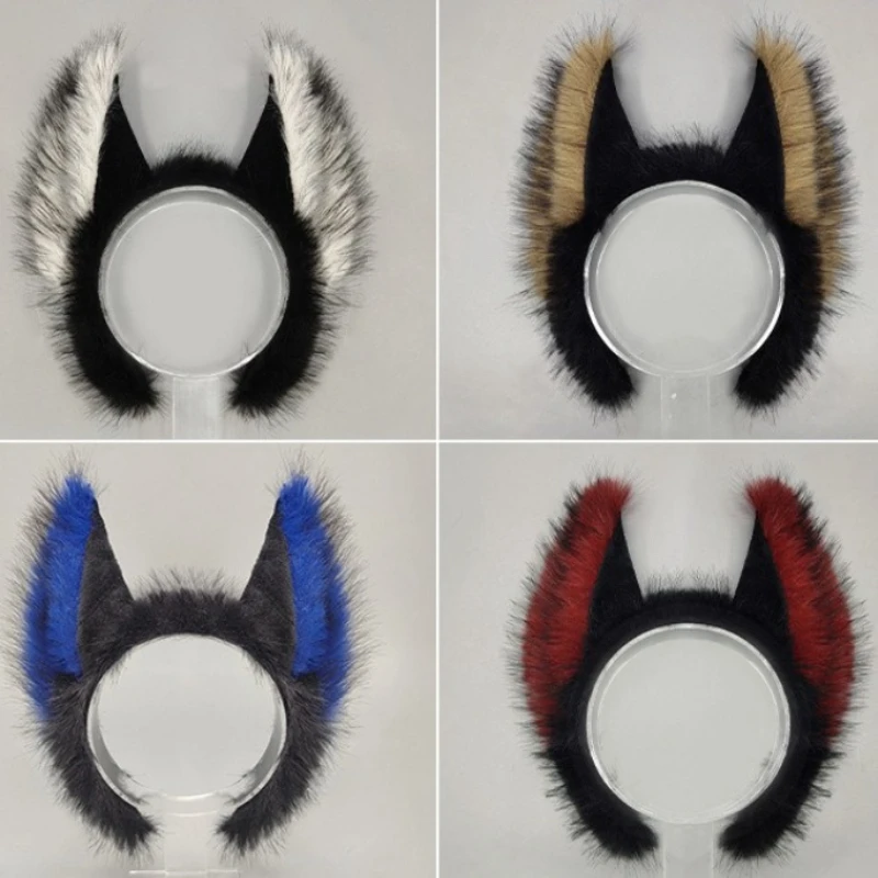 Gothic Punk Style Plush Animal Ear Hairband for Werewolf Devil Cosplay Comic Exhibition Dark Halloween Headgear Headwear Props
Gothic Punk Style Plush Animal Ear Hairband for Werewolf Devil Cosplay Comic Exhibition Dark Halloween Headgear Headwear Props
