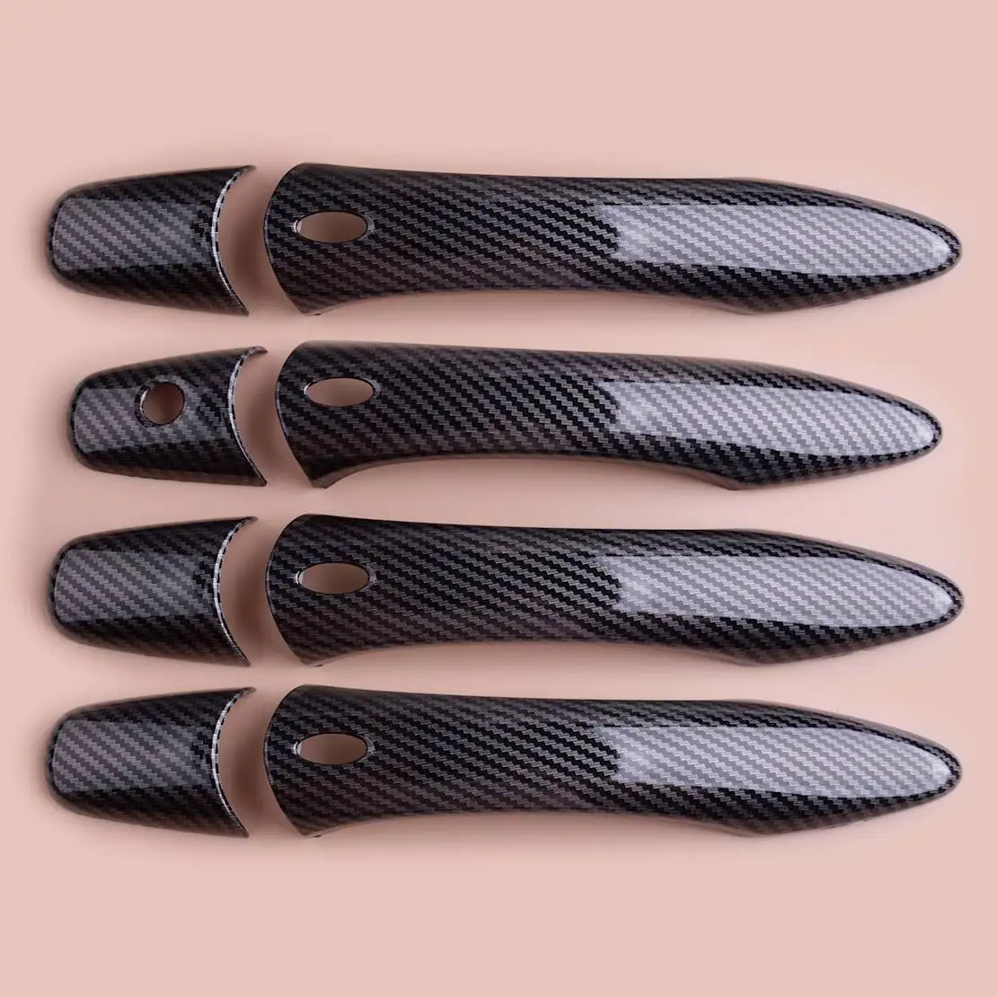 8pcs/set Exterior Door Handle Cover Trim With 4 Smart Key Hole Fit for Infiniti QX80 SUV 2014 2015 2016-2024 Carbon Fiber Style
8pcs/set Exterior Door Handle Cover Trim With 4 Smart Key Hole Fit for Infiniti QX80 SUV 2014 2015 2016-2024 Carbon Fiber Style