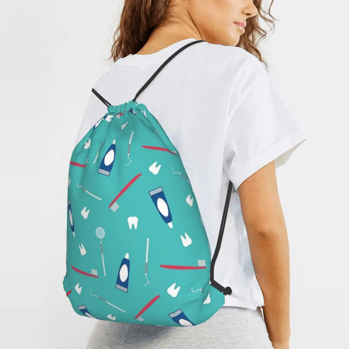 Dentist Tooth Teeth Backpacks Portable Drawstring Bundle Pocket Sports Bag Book Bags for Man Woman Students
Dentist Tooth Teeth Backpacks Portable Drawstring Bundle Pocket Sports Bag Book Bags for Man Woman Students