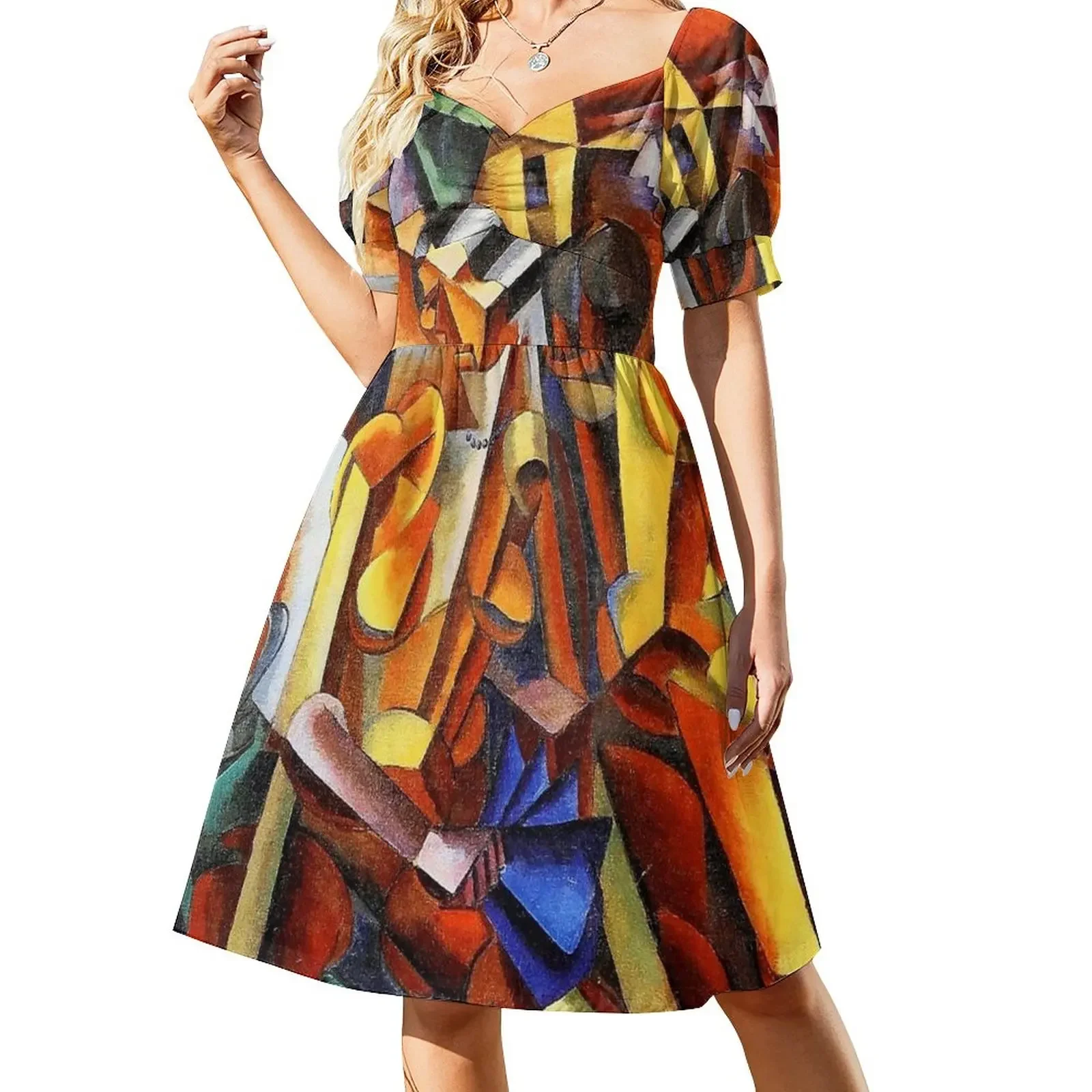 Composition with figures - Lyubov Popova Short-Sleeved Dress african dresses for woman women's evening dresses
Composition with figures - Lyubov Popova Short-Sleeved Dress african dresses for woman women's evening dresses