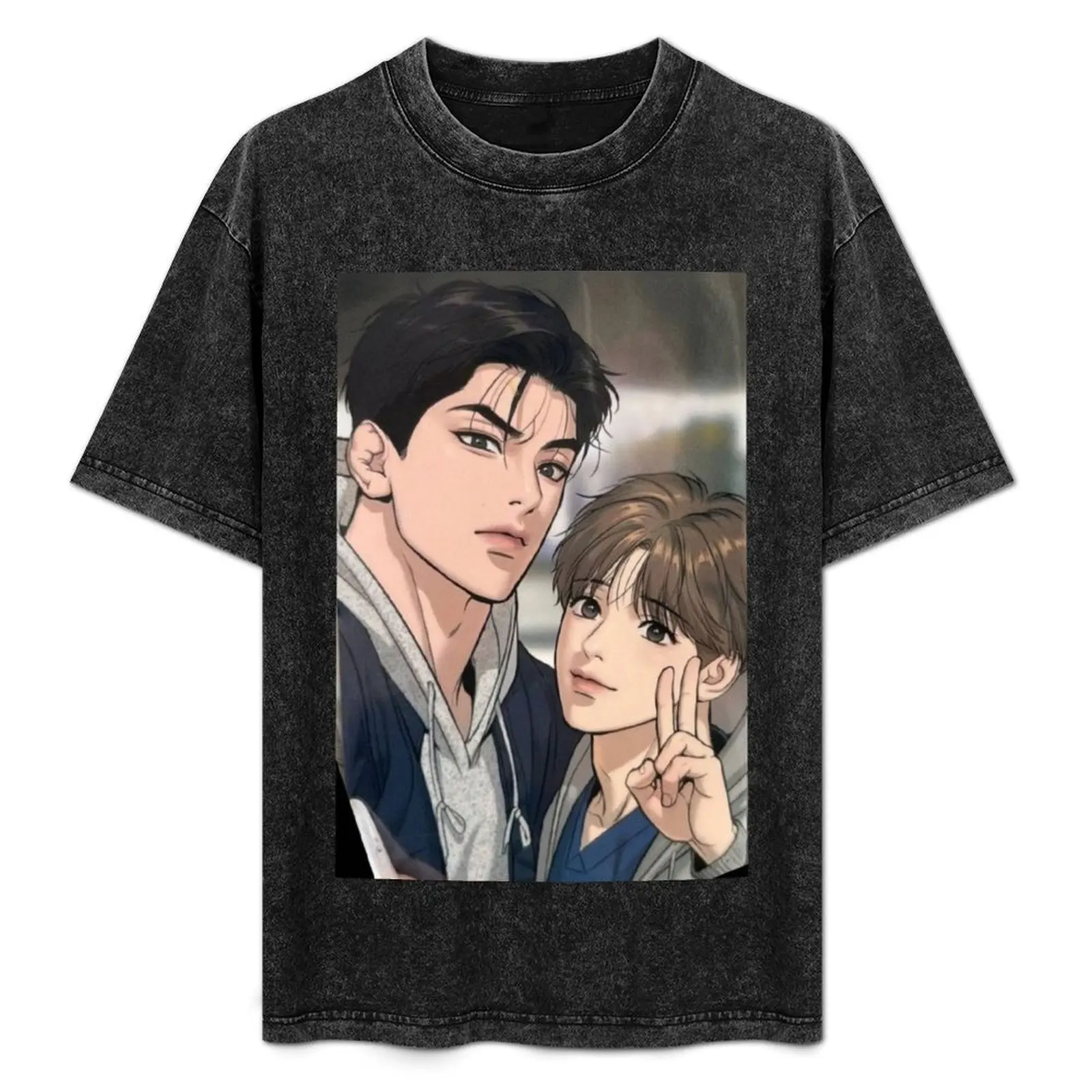 Jinx - Kim Dan & Joo Jaekyun T-Shirt Large Size Loose Casual Tee
Jinx - Kim Dan & Joo Jaekyun T-Shirt Large Size Loose Casual Tee