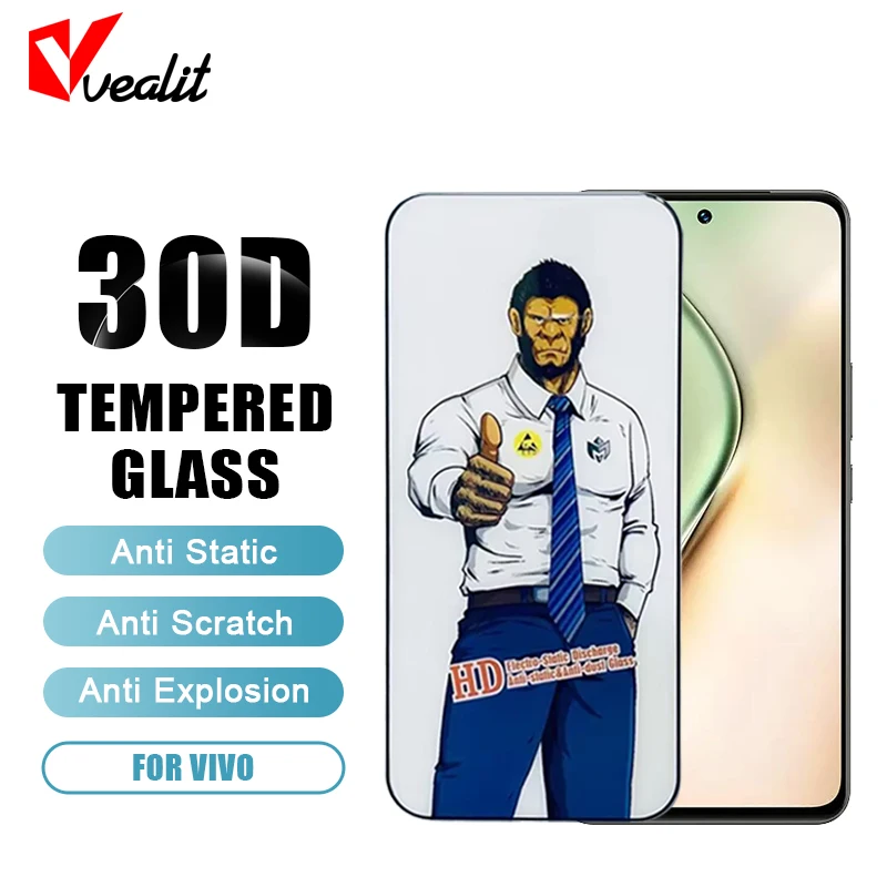30D Tempered Glass Screen Protector For Vivo Y200 Y100i V29e V27e V25e V25 V21e V20 SE Y22s Y33s Y53s Y54s Y55s Protective Film
30D Tempered Glass Screen Protector For Vivo Y200 Y100i V29e V27e V25e V25 V21e V20 SE Y22s Y33s Y53s Y54s Y55s Protective Film