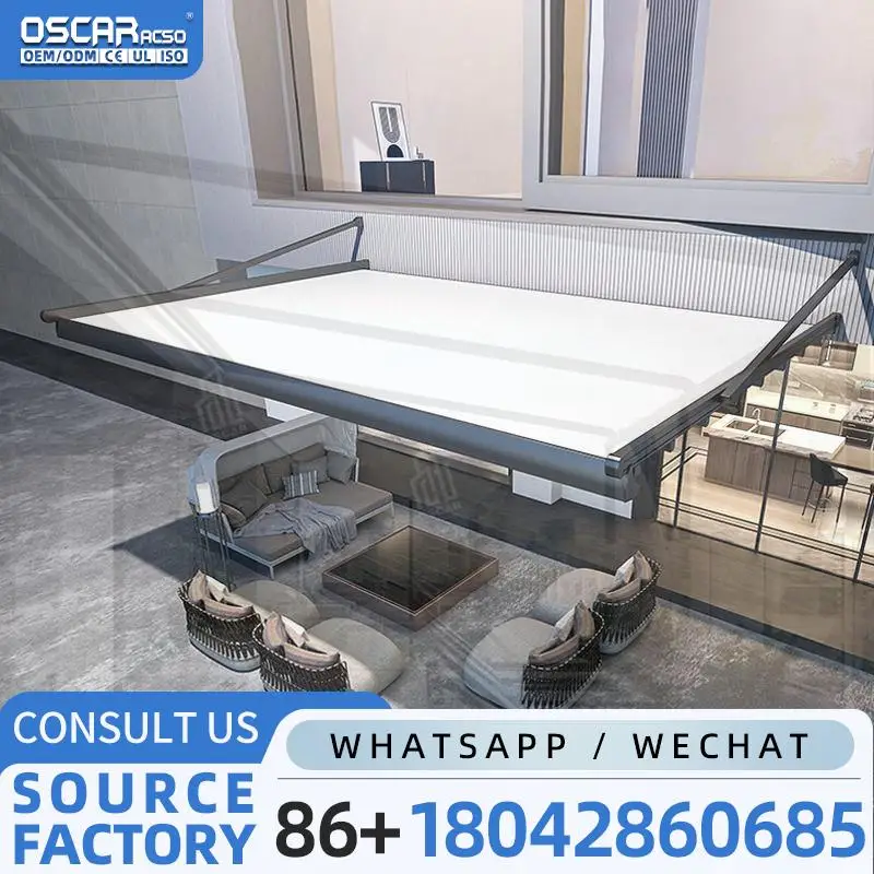 Outdoor Aluminum Pergola with Automatic Motorized Shade Retractable Canopy and LED Light Customizable Size Ideal for Garden Pati
Outdoor Aluminum Pergola with Automatic Motorized Shade Retractable Canopy and LED Light Customizable Size Ideal for Garden Pati