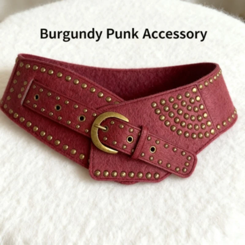 Винтажный черный широкий пояс из искусственной кожи Spice Girl с заклепками - модный универсальный повседневный костюм в стиле хип-хоп для вечеринок с уплотнением на талии
Винтажный черный широкий пояс из искусственной кожи Spice Girl с заклепками - модный универсальный повседневный костюм в стиле хип-хоп для вечеринок с уплотнением на талии