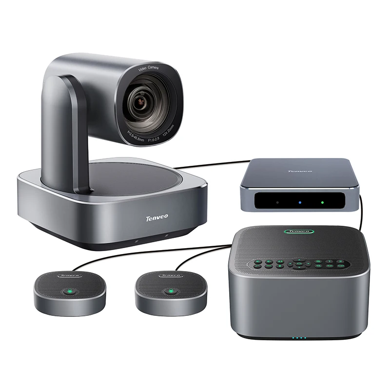 Newest 1080P6FPS 12X 20x Optical Zoom USB HD MI Output PTZ Video Conferencing Camera with Speakerphone All in One System
Newest 1080P6FPS 12X 20x Optical Zoom USB HD MI Output PTZ Video Conferencing Camera with Speakerphone All in One System