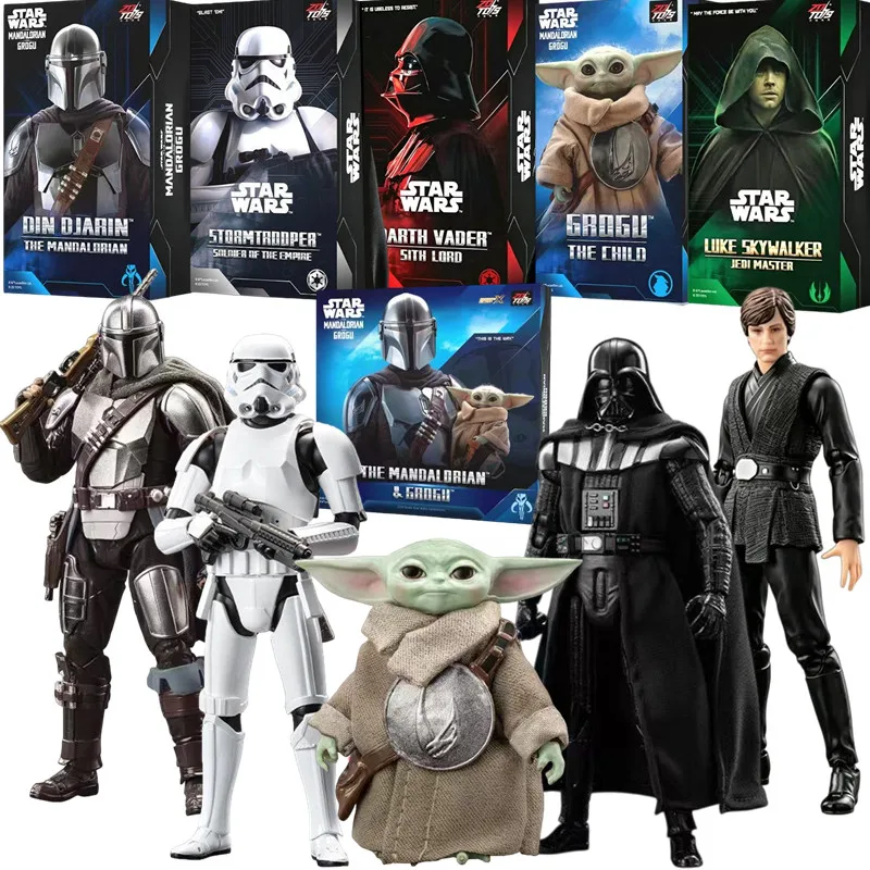 ZD Toys 1/10 Star Wars Luke Skywalker The Mandalorian Darth Vader Storm Trooper Grogu Action Figures Joints Can Move Toys Gifts
ZD Toys 1/10 Star Wars Luke Skywalker The Mandalorian Darth Vader Storm Trooper Grogu Action Figures Joints Can Move Toys Gifts