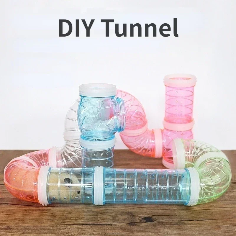 Cute DIY Hamster Tunnel Toy Pet Sports Training Pipeline Transparent Runway Toy Pet Hamster Game for Small Animal Accessories
Cute DIY Hamster Tunnel Toy Pet Sports Training Pipeline Transparent Runway Toy Pet Hamster Game for Small Animal Accessories