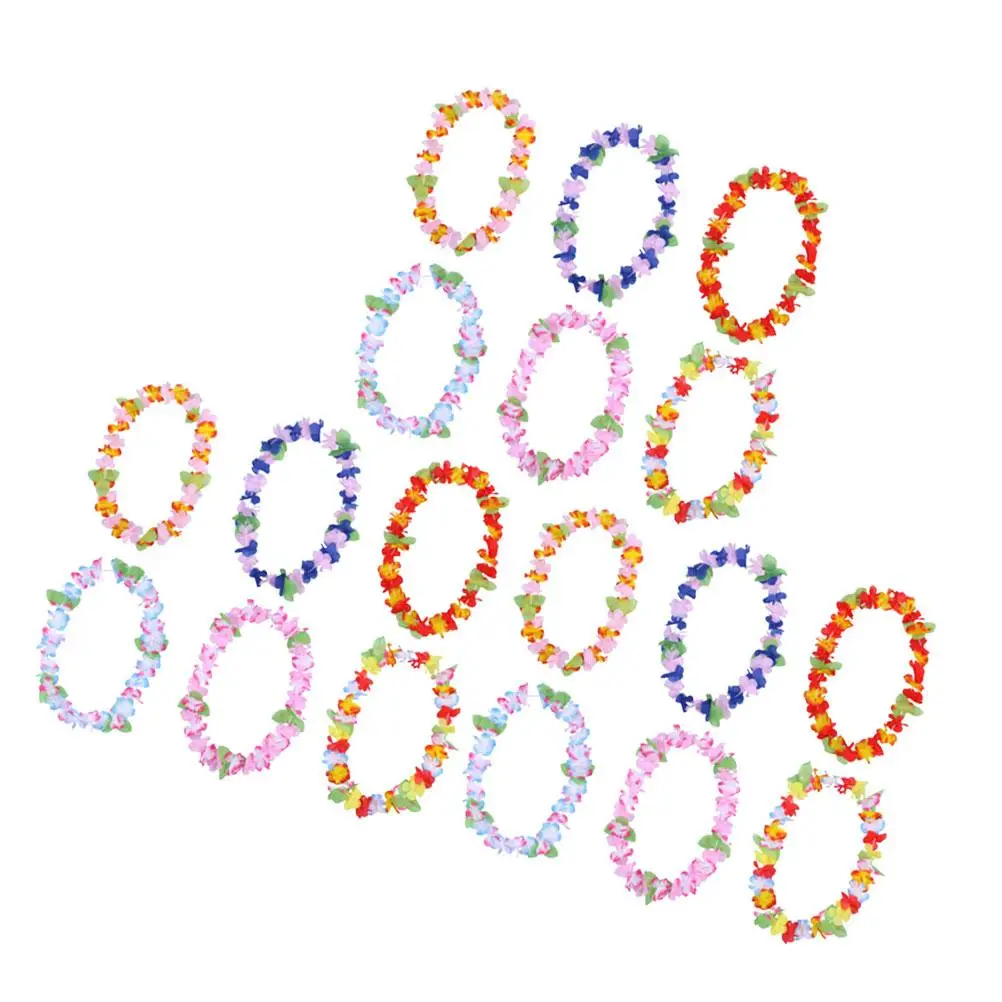 18 Pcs Flower Necklace Garland Set Lightweight Party Hawaii Flowers Necklace Accessories Beach Decorations Fit All Ages
18 Pcs Flower Necklace Garland Set Lightweight Party Hawaii Flowers Necklace Accessories Beach Decorations Fit All Ages