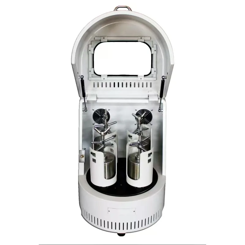 High-efficiency planetary laboratory grinding machine - semi-circular vertical type
High-efficiency planetary laboratory grinding machine - semi-circular vertical type