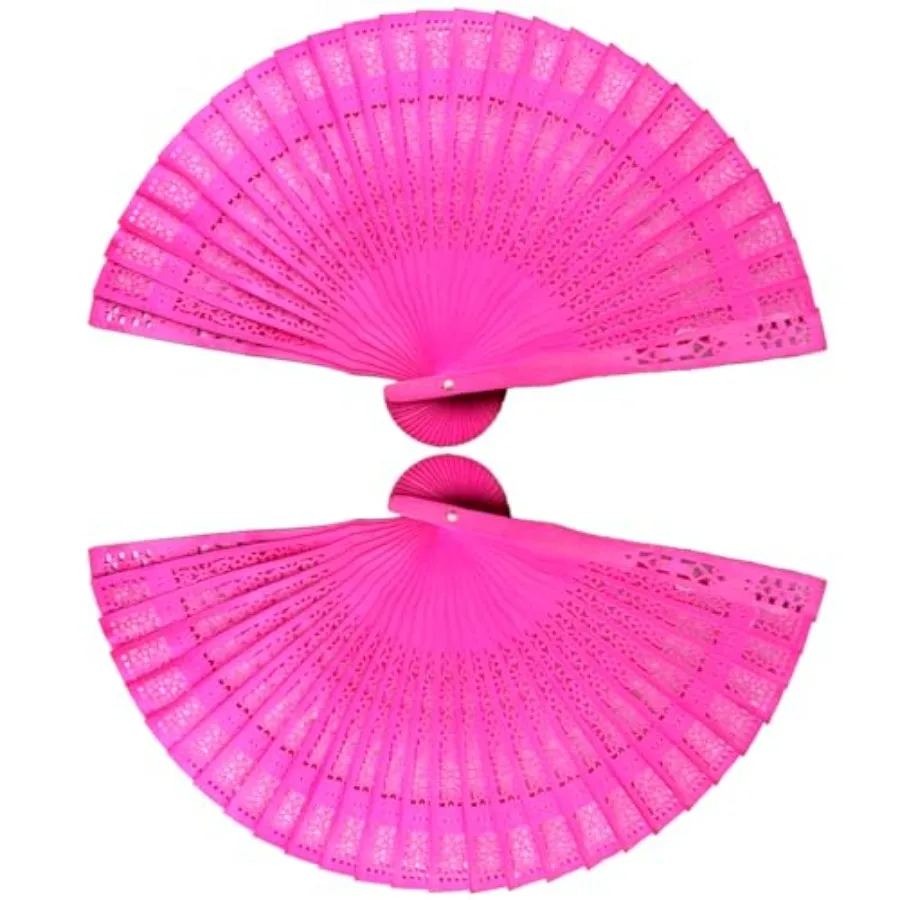 Foldable Hand Fan and Fans Handheld - 2-Pack Chinese Vintage Folding Fans with Sandalwood Scent, Hollow Carving for Wedding/Bir
Foldable Hand Fan and Fans Handheld - 2-Pack Chinese Vintage Folding Fans with Sandalwood Scent, Hollow Carving for Wedding/Bir