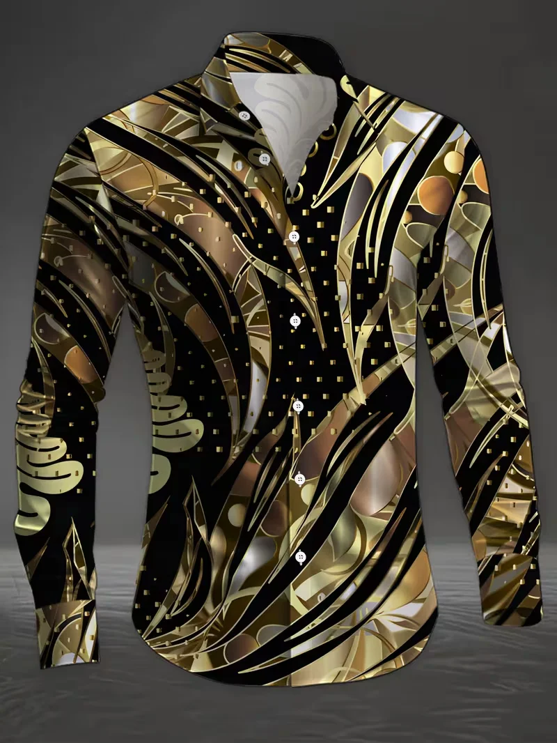 Новая мужская повседневная рубашка с длинными рукавами и 3D цветочным принтом в стиле ретро, мужская модная повседневная рубашка с лацканами и пуговицами
Новая мужская повседневная рубашка с длинными рукавами и 3D цветочным принтом в стиле ретро, мужская модная повседневная рубашка с лацканами и пуговицами