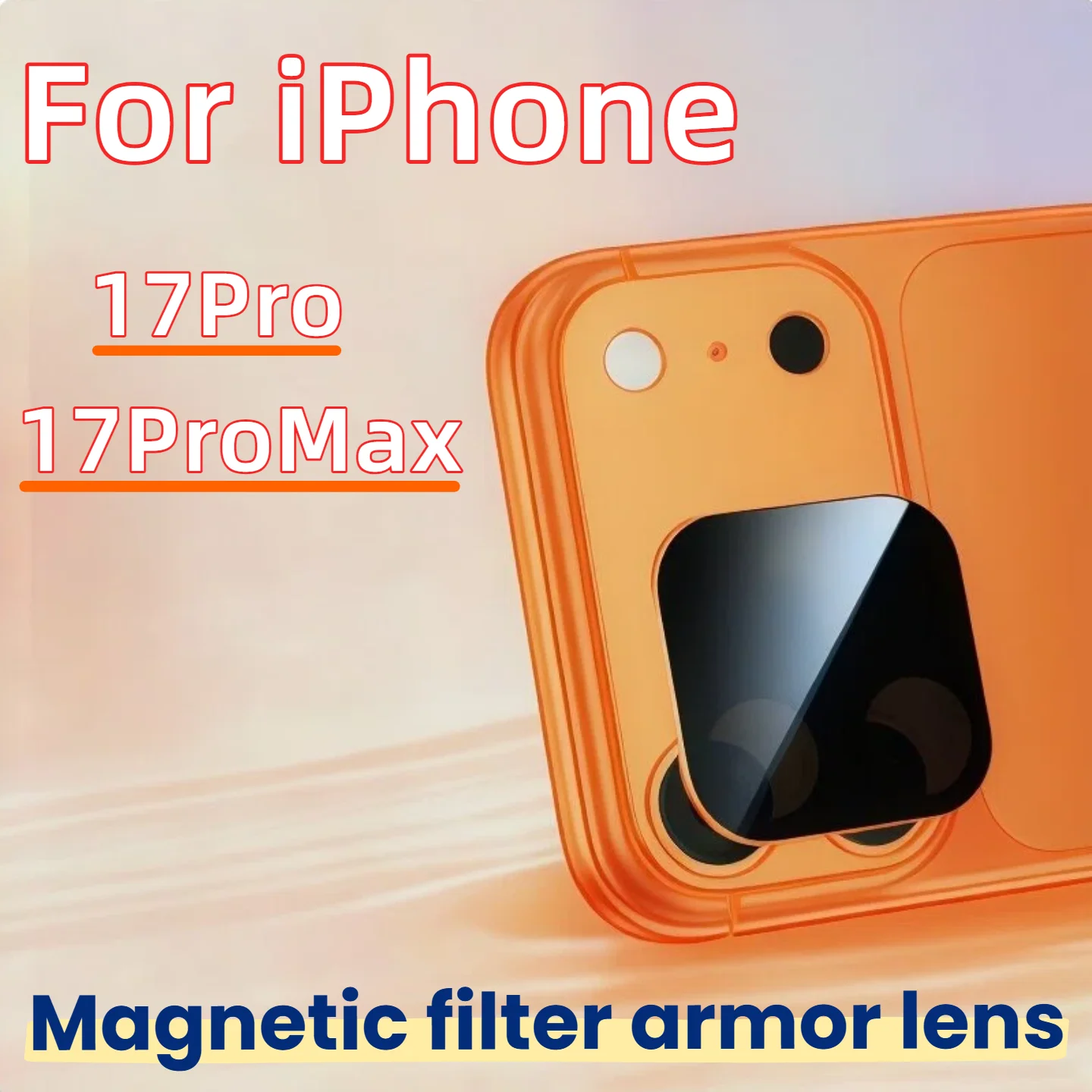 Compatible with iPhone 17Pro/17ProMax New Filter Anti-Glare Lens Magnetic Armor All-in-One AR Anti-Reflective Screen Protector
Compatible with iPhone 17Pro/17ProMax New Filter Anti-Glare Lens Magnetic Armor All-in-One AR Anti-Reflective Screen Protector