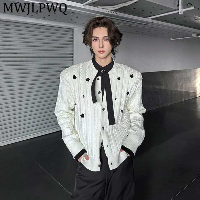 MWJLPWQ Decorate Design Trendy Knitted Sweater Men's 2026 Spring Winter New Elegant Versatile Loose Cardigan Casual Tops 13243
MWJLPWQ Decorate Design Trendy Knitted Sweater Men's 2026 Spring Winter New Elegant Versatile Loose Cardigan Casual Tops 13243