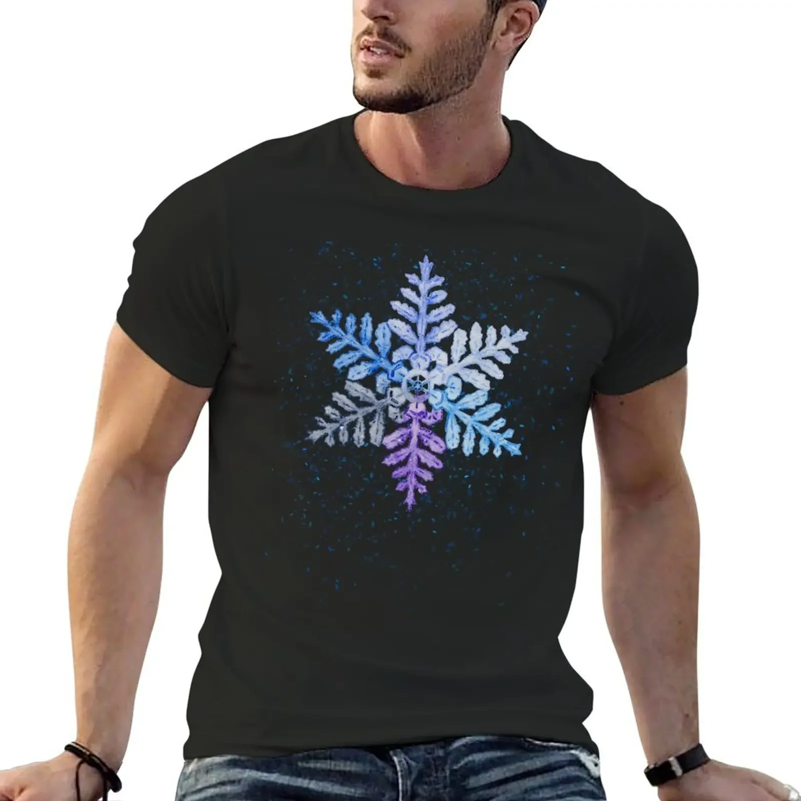 Snowflake watercolor painting T-Shirt hippie clothes summer clothes heavyweight t shirts for men
Snowflake watercolor painting T-Shirt hippie clothes summer clothes heavyweight t shirts for men