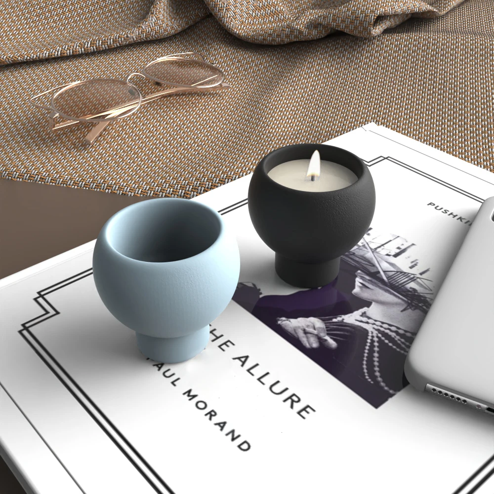 Concrete Candle Cup Silicone Mold Creative Simple Nordic Cement Candlestick Silicone molds
Concrete Candle Cup Silicone Mold Creative Simple Nordic Cement Candlestick Silicone molds