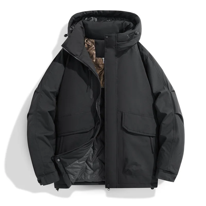 Уличная ветрозащитная и теплая зимняя куртка на хлопковой подкладке, модная универсальная многофункциональная хлопковая одежда для пар