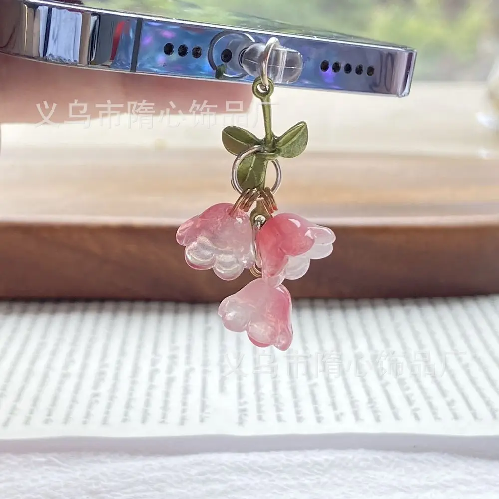 New Orchid of the Valley pendant charging port data port mobile phone dust plug
New Orchid of the Valley pendant charging port data port mobile phone dust plug