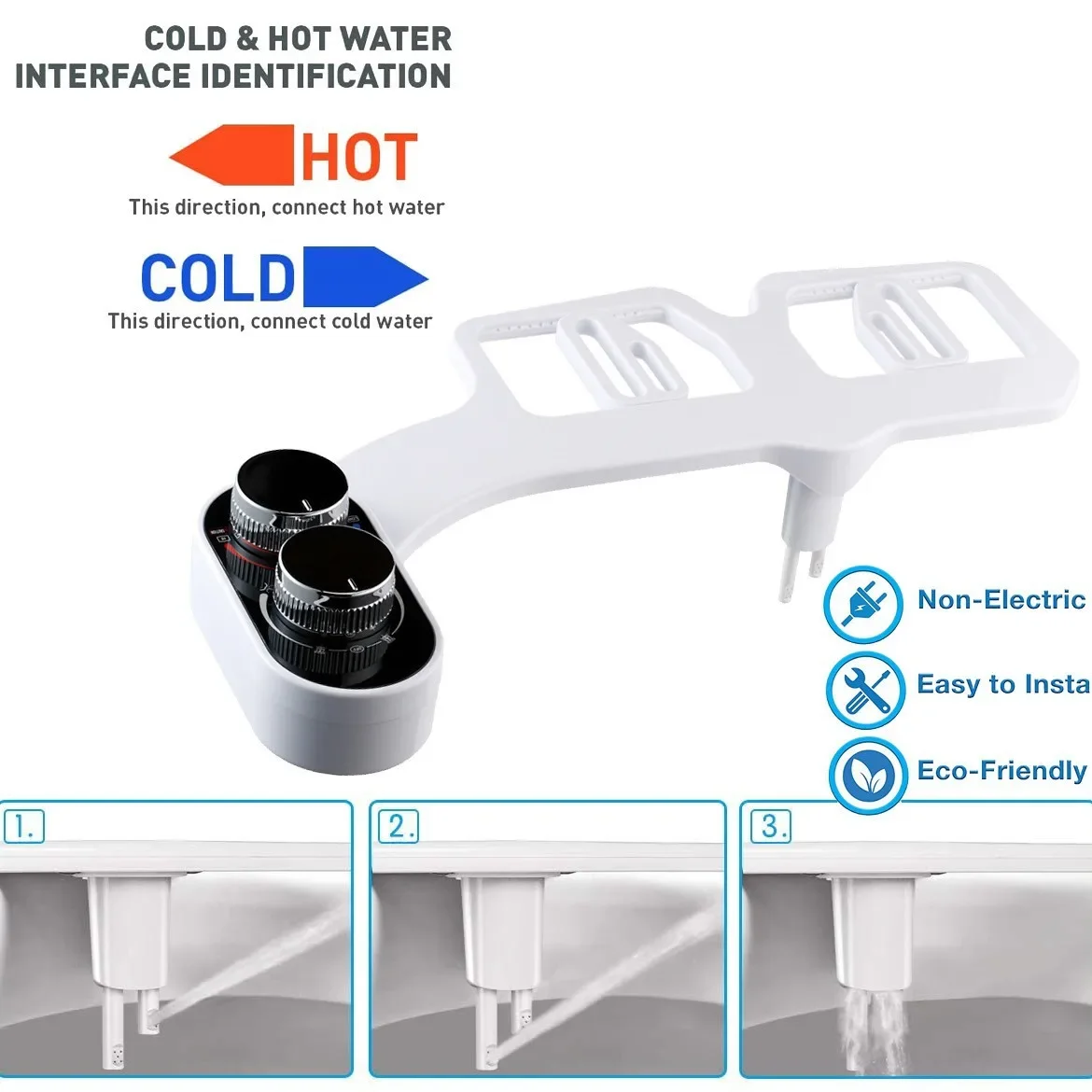 Body Cleaner Intelligent Non Electric Hot Cold Water Washing Machine for Women Dual Nozzle Toilet Cover for WomenToilet Seat
Body Cleaner Intelligent Non Electric Hot Cold Water Washing Machine for Women Dual Nozzle Toilet Cover for WomenToilet Seat