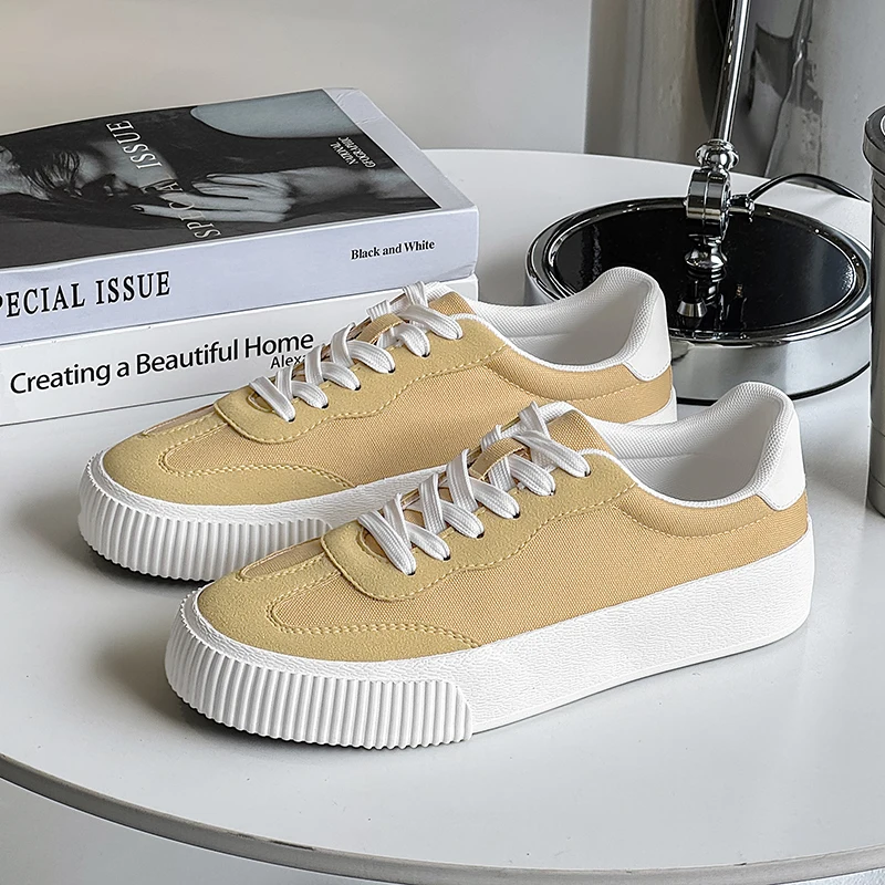 Trendy Yellow Canvas Shoes Man Espadrille Comfy Platform Skateboard Shoes Men Breathable Men's Casual Sneakers zapatillas hombre
Trendy Yellow Canvas Shoes Man Espadrille Comfy Platform Skateboard Shoes Men Breathable Men's Casual Sneakers zapatillas hombre