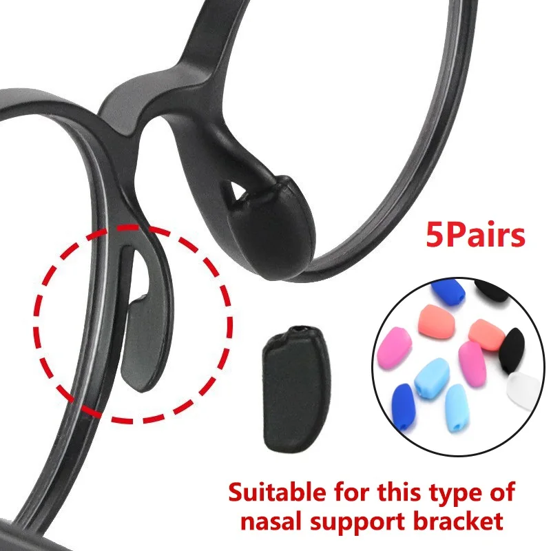 5Pair Soft Nose Pads Silica Gel Anti-slip Silicone Nose Pad For Eyeglasses Glasses Frame Plug-in Nose Pad Eyewear Accessories
5Pair Soft Nose Pads Silica Gel Anti-slip Silicone Nose Pad For Eyeglasses Glasses Frame Plug-in Nose Pad Eyewear Accessories