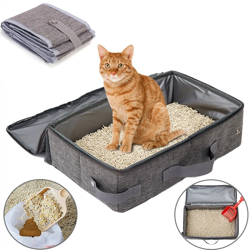 Foldable Cat Litter Box with Zipper Lid Foldable Outdoor Cat Litter Box Waterproof Oxford Cloth PP Board Car Cat Bag Storage Bag
Foldable Cat Litter Box with Zipper Lid Foldable Outdoor Cat Litter Box Waterproof Oxford Cloth PP Board Car Cat Bag Storage Bag