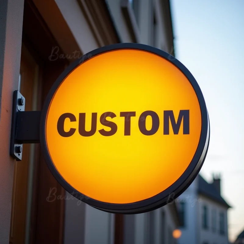 Custom Round LED Light Box for Outdoor Business Waterproof Acrylic Double Sided Storefront Signage Wall Mounted
Custom Round LED Light Box for Outdoor Business Waterproof Acrylic Double Sided Storefront Signage Wall Mounted
