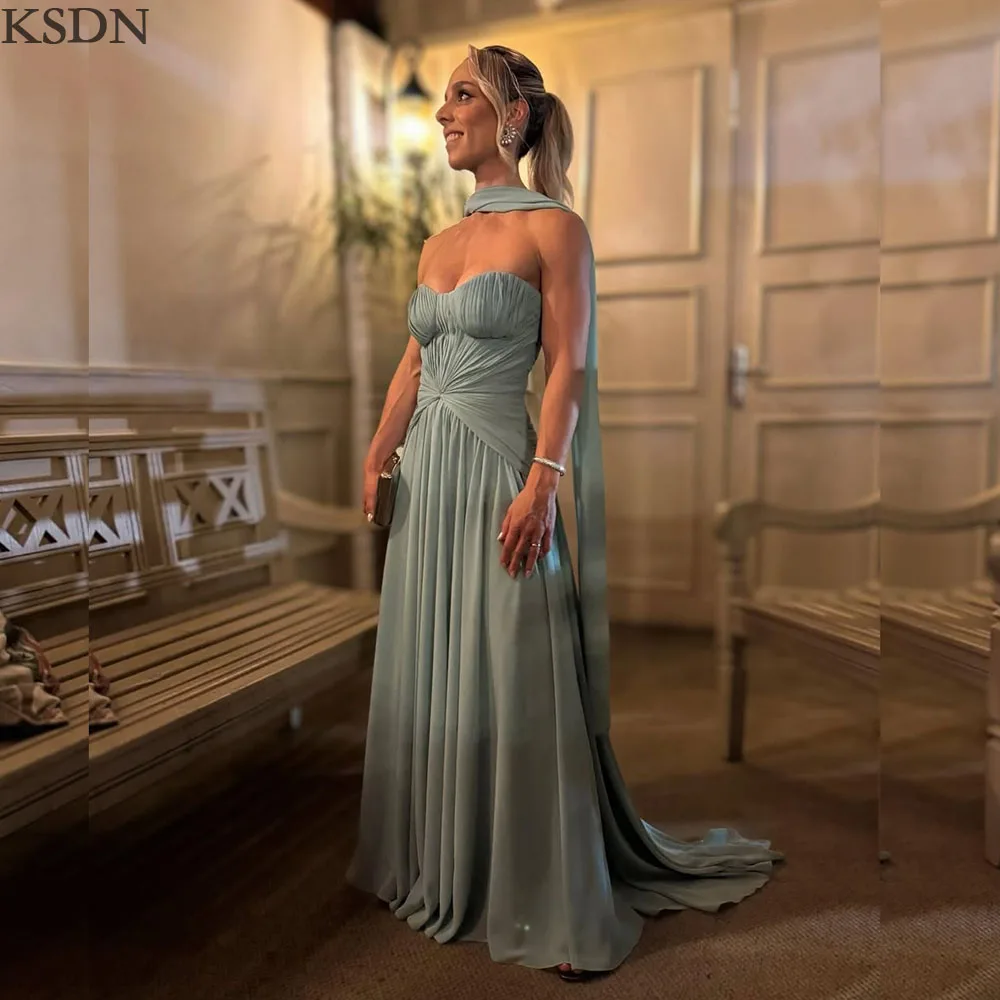 KSDN Customzied Elegant Women Evening Dresses High Quality Strapless Pleat Draped Sweep Train Dress Special Prom Party Gowns
KSDN Customzied Elegant Women Evening Dresses High Quality Strapless Pleat Draped Sweep Train Dress Special Prom Party Gowns