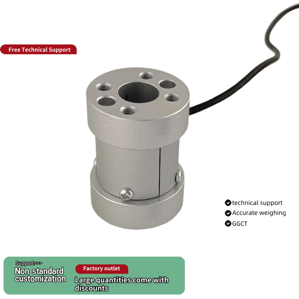 Static Torque Sensor 0-150N.m High Precision Flange Torque Transducer for Bolt Tightening & Structural Testing
Static Torque Sensor 0-150N.m High Precision Flange Torque Transducer for Bolt Tightening & Structural Testing