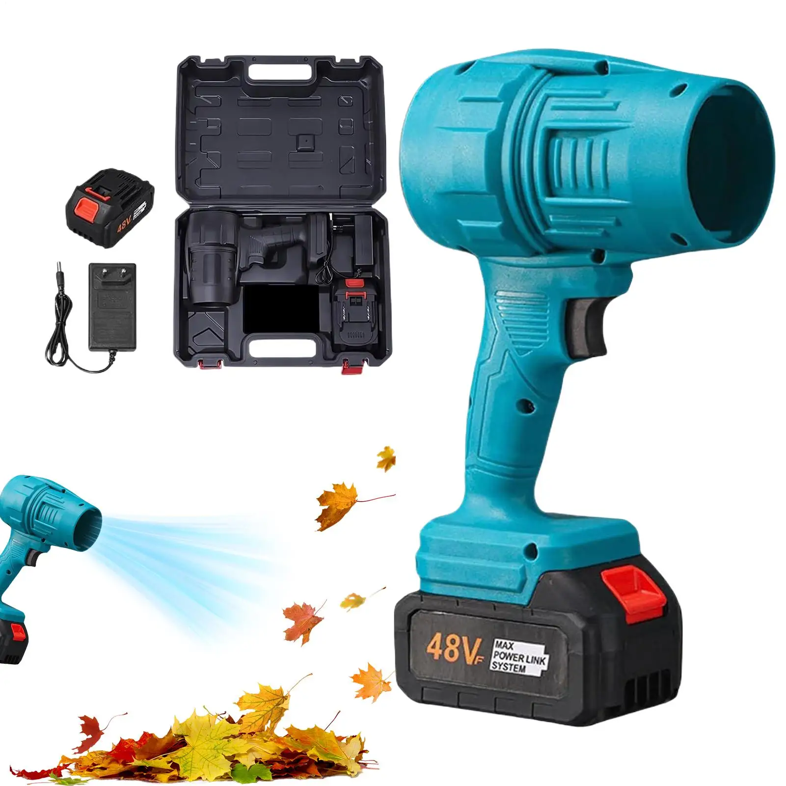 Electric Leaf Blower Cordless Powerful Turbo Duster Variable Speed Portable Leaf Blower With Battery And Charger For Driveway
Electric Leaf Blower Cordless Powerful Turbo Duster Variable Speed Portable Leaf Blower With Battery And Charger For Driveway