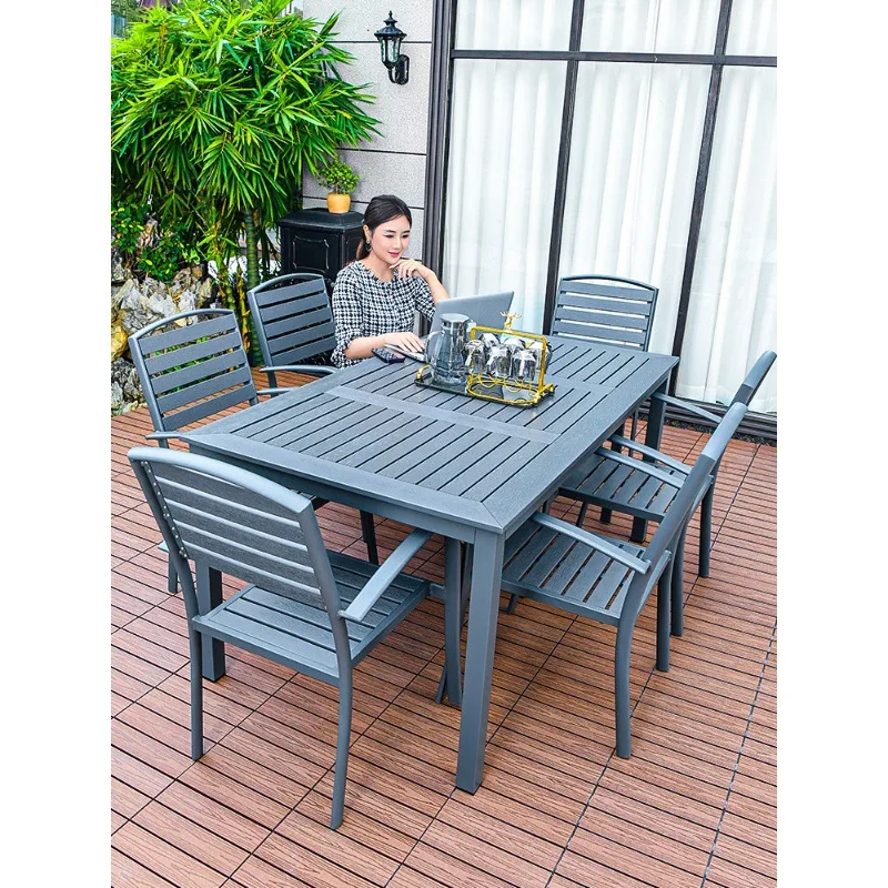 Outdoor tables and chairs courtyard garden gray tables and chairs waterproof and moisture-proof outdoor leisure terrace
Outdoor tables and chairs courtyard garden gray tables and chairs waterproof and moisture-proof outdoor leisure terrace