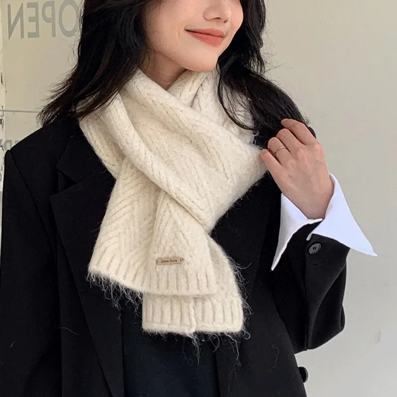 Шерстяной шарф из альпаки, женский осенне-зимний новый шерстяной шарф в Корейском стиле, модный студенческий элитный вязаный шарф
Шерстяной шарф из альпаки, женский осенне-зимний новый шерстяной шарф в Корейском стиле, модный студенческий элитный вязаный шарф