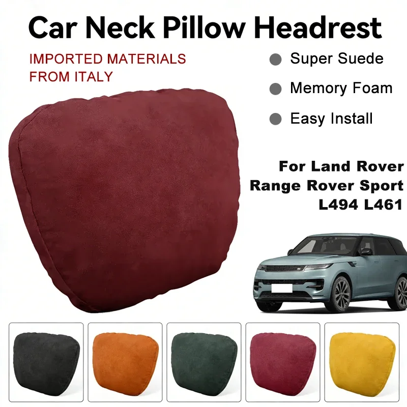 Italy Suede Car Neck Rest Pillow For Land Rover Range Rover Sport L494 L461 Seat Head Neck Support Cushion Auto Interior Parts
Italy Suede Car Neck Rest Pillow For Land Rover Range Rover Sport L494 L461 Seat Head Neck Support Cushion Auto Interior Parts